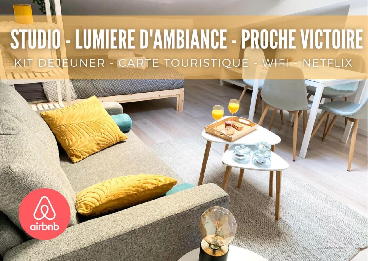 Ferienwohnung Studio Avec Lumiere D'Ambiance - Proche Victoire Bordeaux Exterior foto